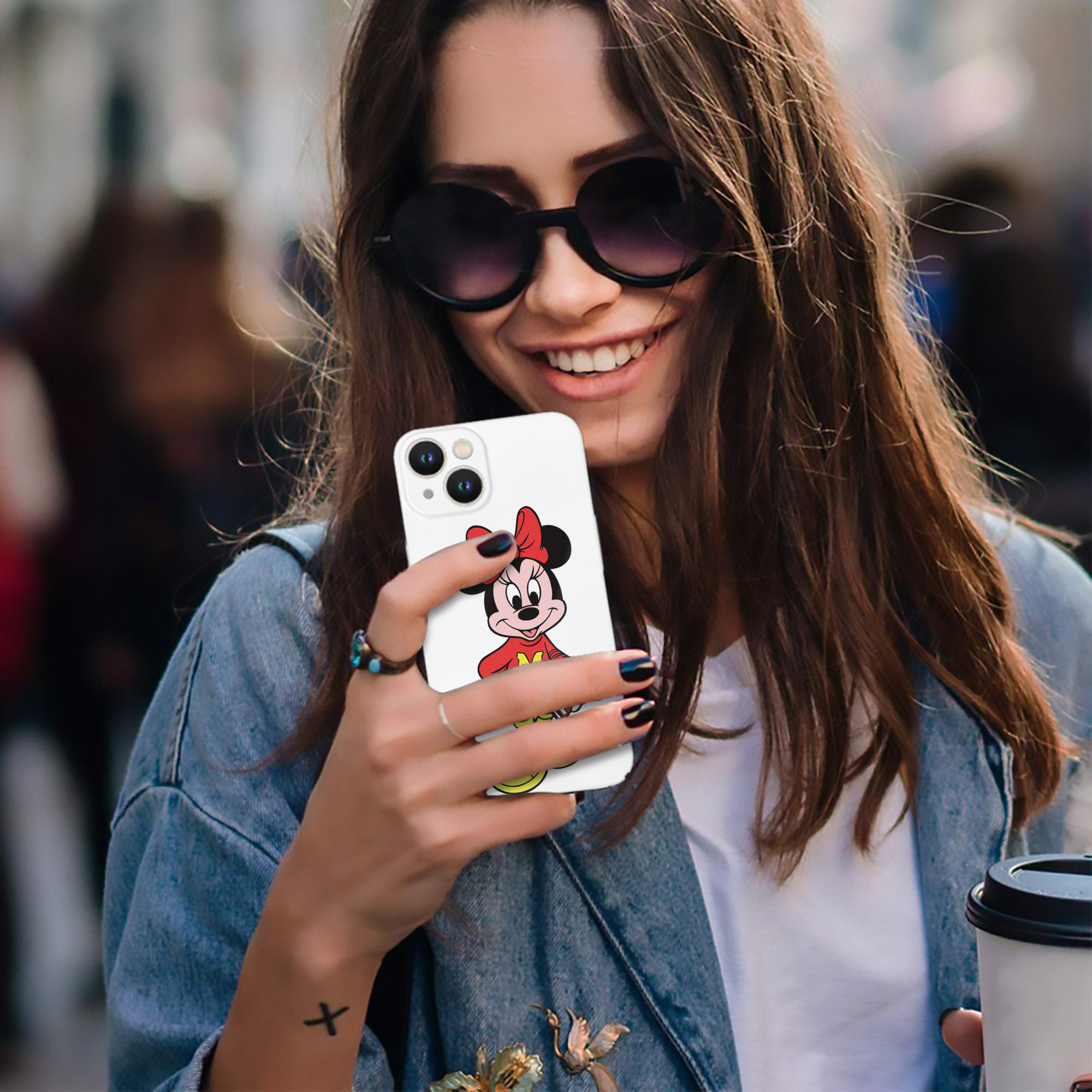 （画像用） ミッキーマウス Mickey Mouse 【iPhone 14シリーズ対応】ハードケース